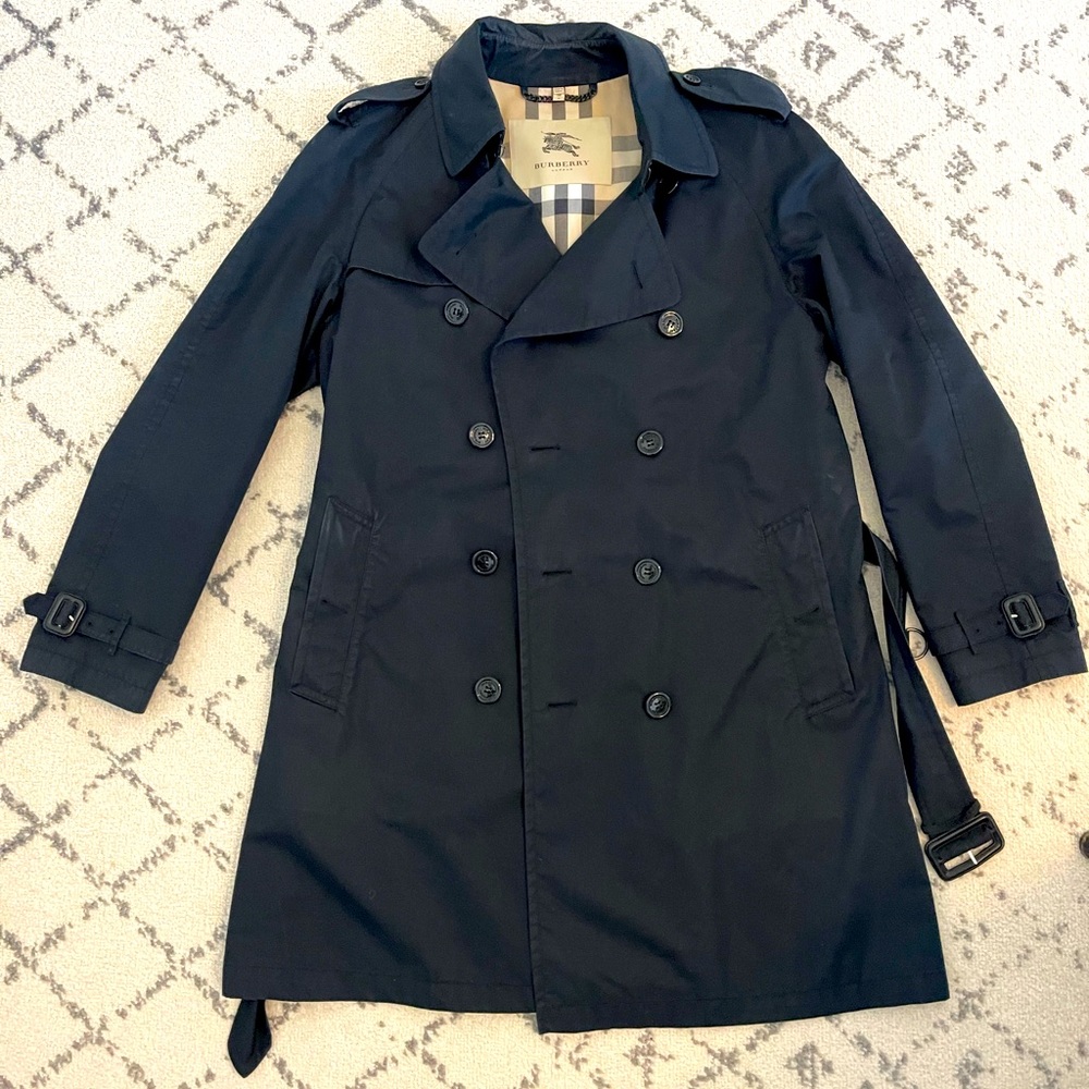 Burberry man’s trench coat